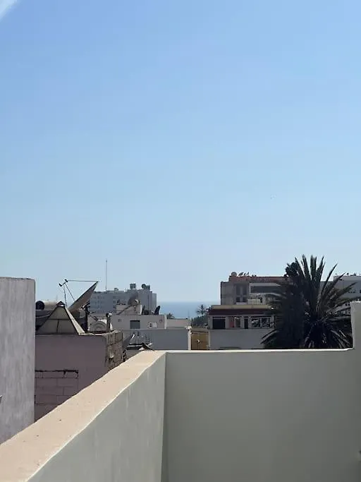 Daire Appartement Gold Moderne Avec Hammam Centre Ville Agadir Fas